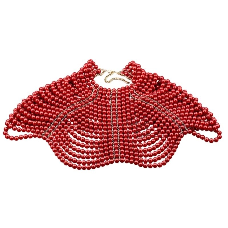 49MD أنيقة المرأة شال متعدد ال - مراجعة Body Jewelry Necklace وسعره