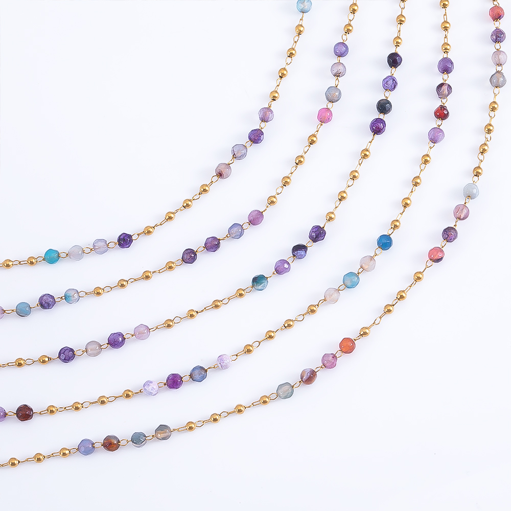 0.5 متر 1 متر الفولاذ المقاوم  - مراجعة Body Jewelry Necklace وسعره