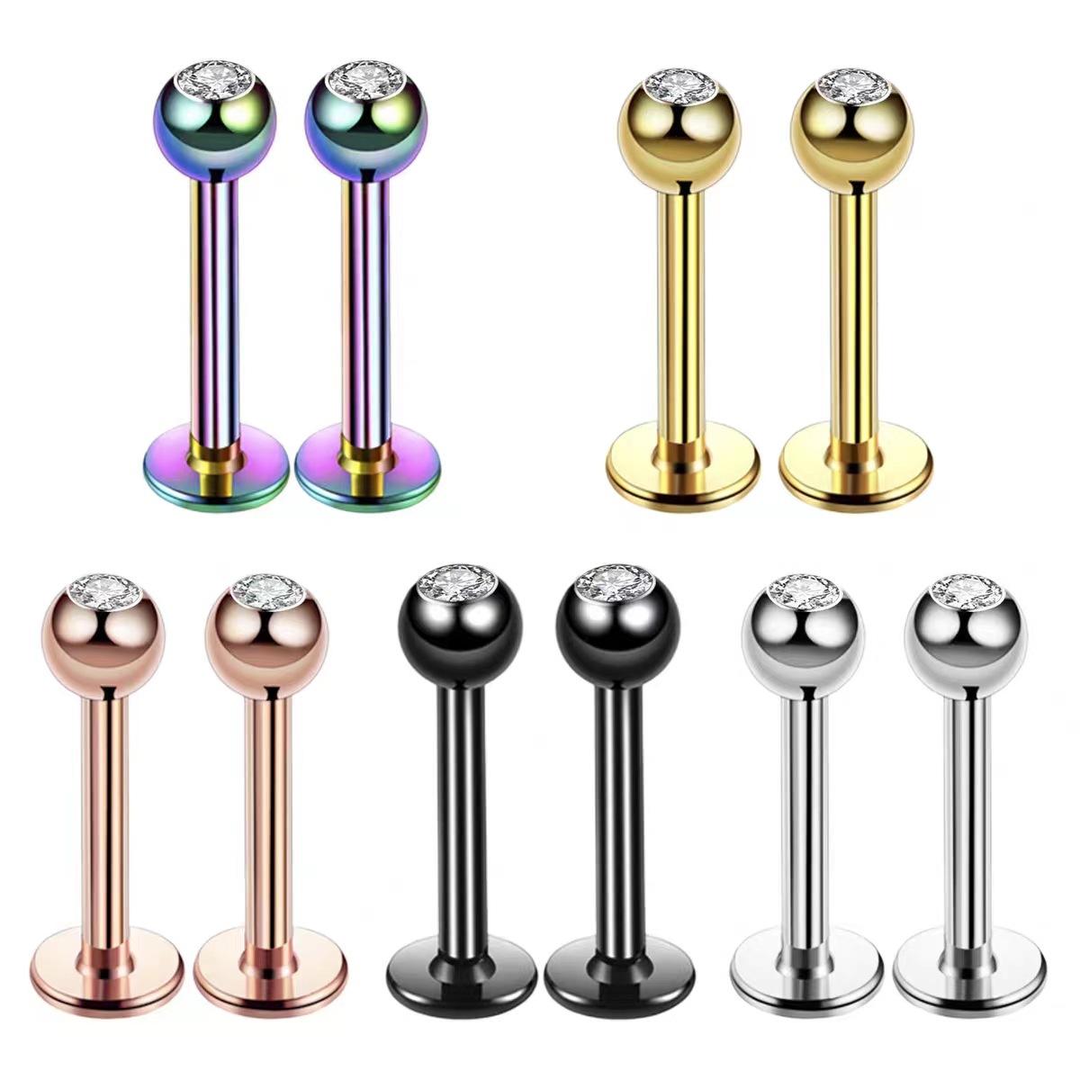 حلق أذن من الفولاذ الجراحي عيا - مراجعة Body Jewelry Surgical Steel وسعره