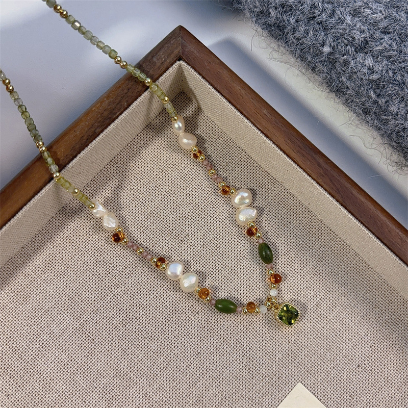 قلادة لؤلؤ باروكي طبيعي من الم - مراجعة Body Jewelry Necklace وسعره
